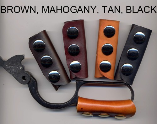 Sass leather rifle lever - leather,